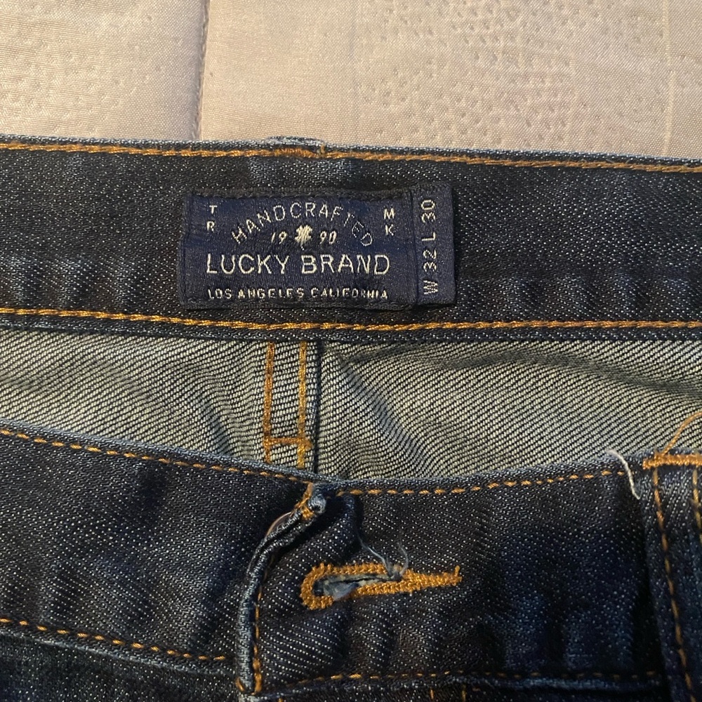 Lucky Brand Men's Dark Blue Denim Jeans